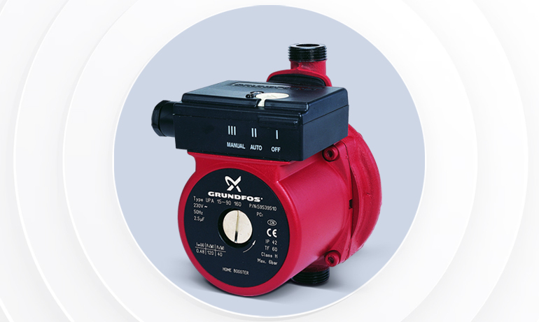 GRUNDFOS UPA SHOWER BOOSTER PUMP | Domestic Pumps | Fluid Pumps and Systems